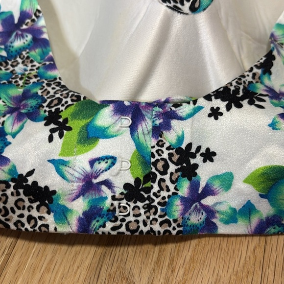 Victoria's Secret Lined Demi Bra Animal Print Push Up with Rhinestones - Picture 6 of 7